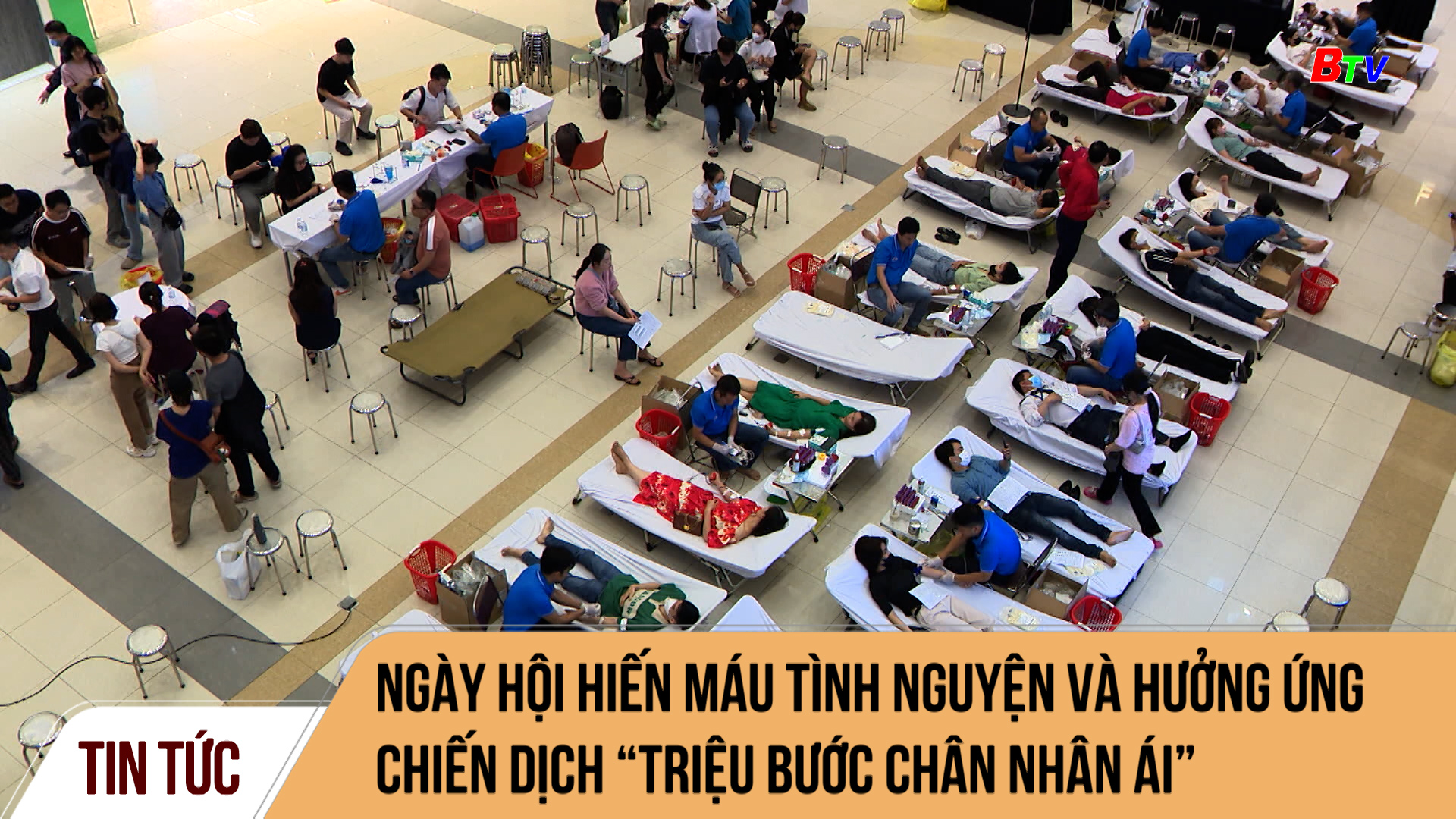 Ngày hội hiến máu tình nguyện và hưởng ứng chiến dịch “Triệu bước chân nhân ái”